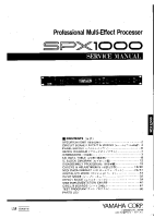Yamaha SPX-1000 - Service Manual 